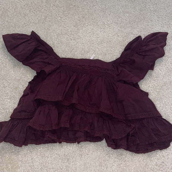 NWOT Free People Off the Shoulder Top - Picture 2 of 4